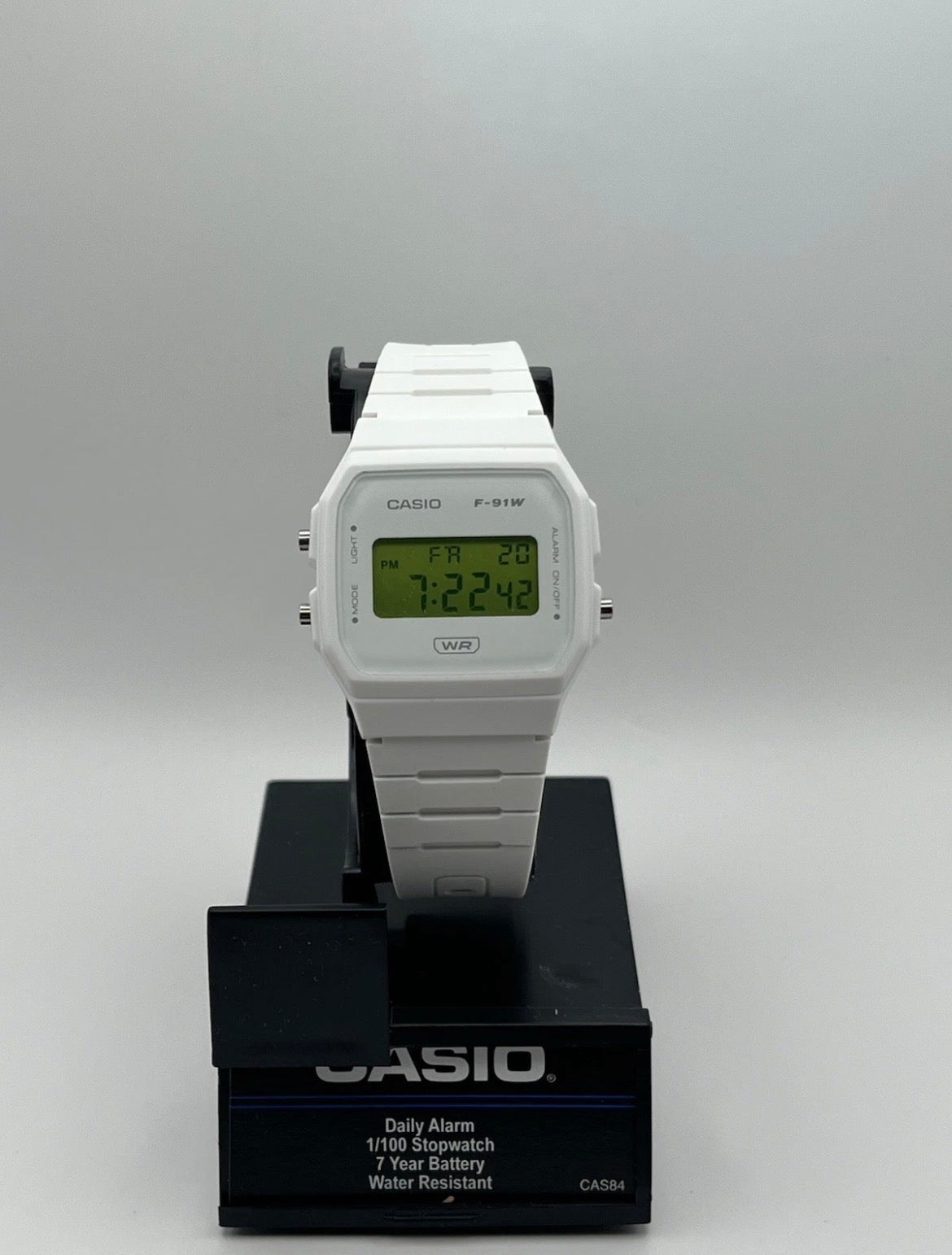 Casio F91 W/ Green Filter Mod