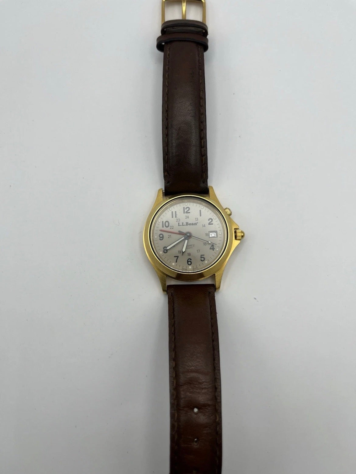 Vintage Two-Tone LL Bean Quartz Watch Non Working
