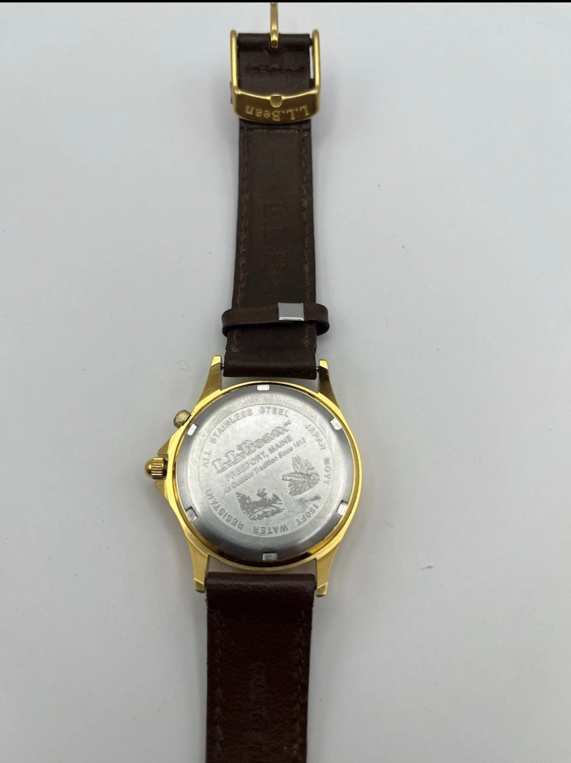 Vintage Two-Tone LL Bean Quartz Watch Non Working